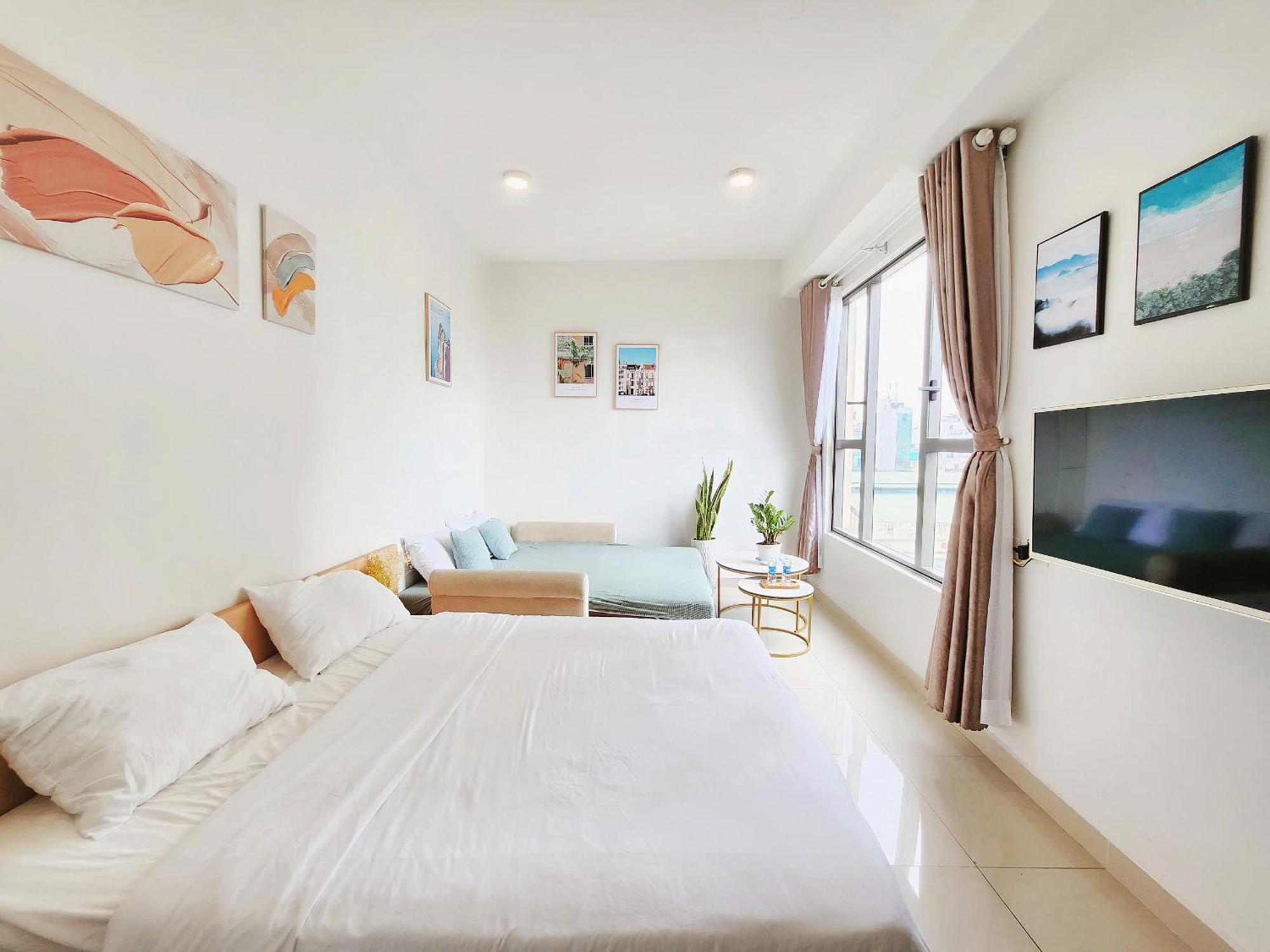 View, 1km To Center, Br & Sofa Bed, Free Gym Căn hộ *