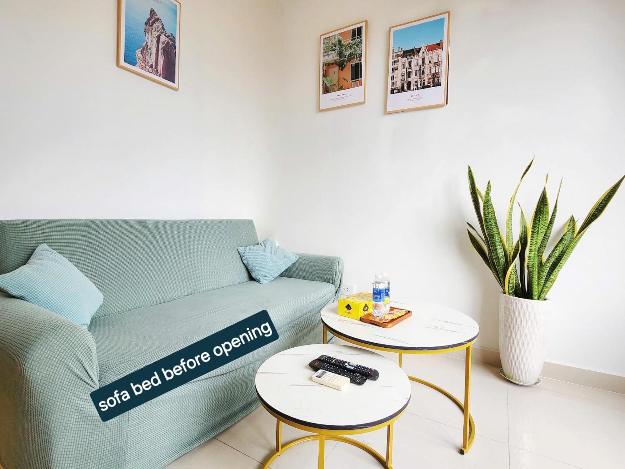 View, 1km To Center, Br & Sofa Bed, Free Gym