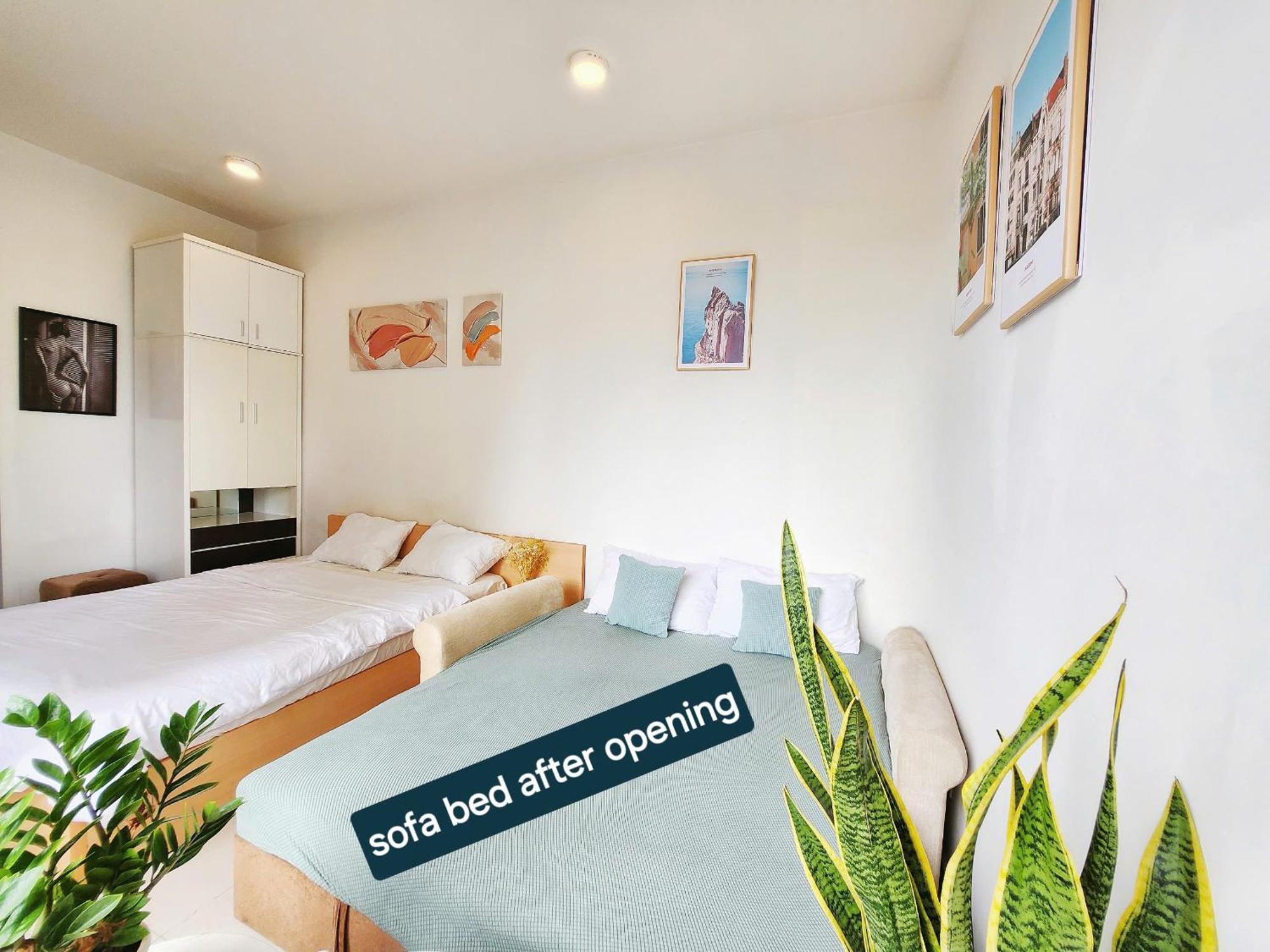 View, 1km To Center, Br & Sofa Bed, Free Gym Căn hộ
