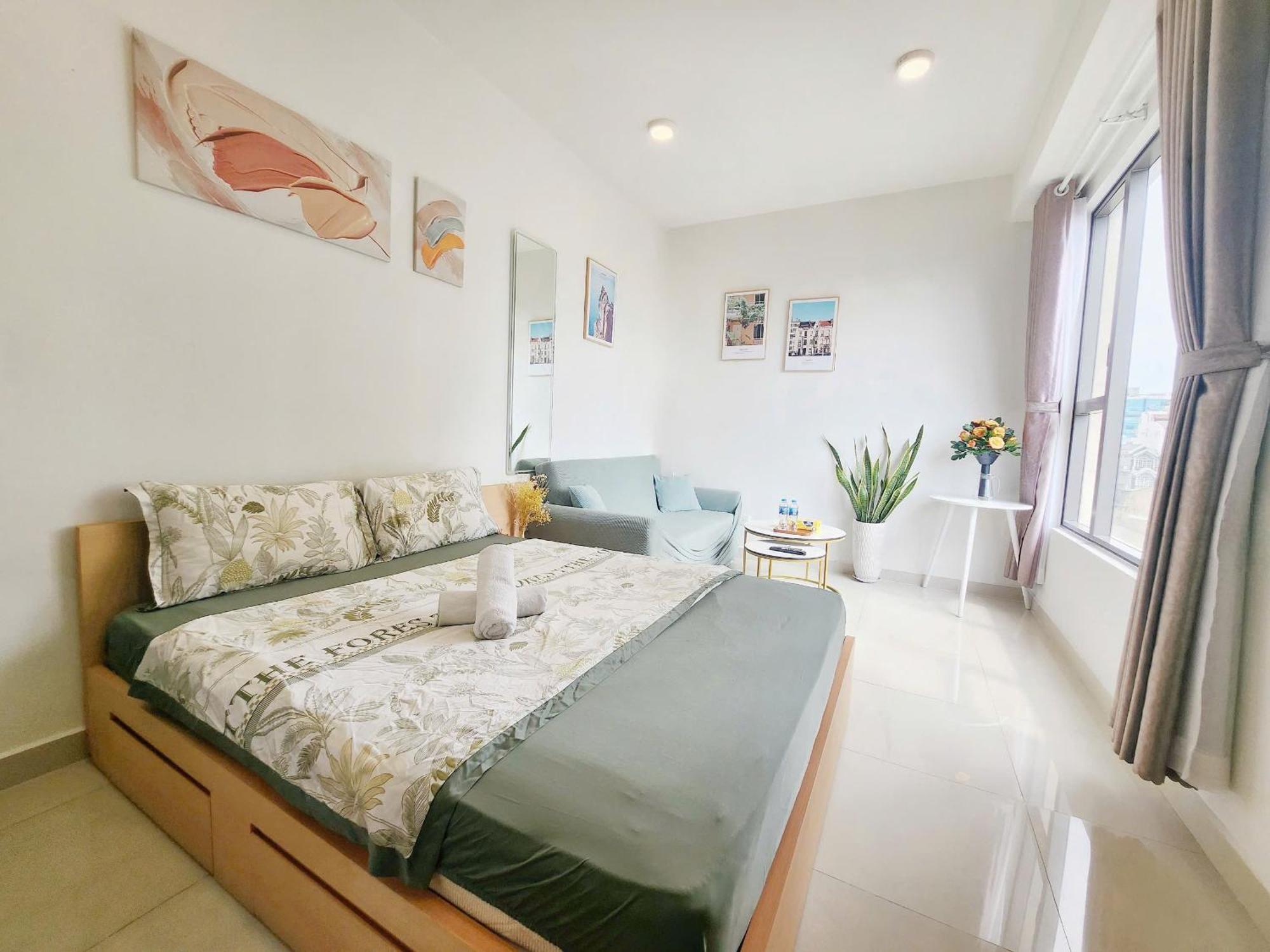View, 1km To Center, Br & Sofa Bed, Free Gym Apartment